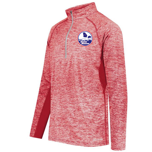 Swim Macon - ELECTRIFY COOLCORE 1/2 ZIP PULLOVER - Red (222674/222774/222574) - Southern Grace Creations