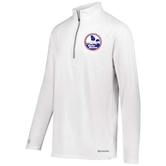 Swim Macon - ELECTRIFY COOLCORE 1/2 ZIP PULLOVER - White (222674/222774/222574) - Southern Grace Creations