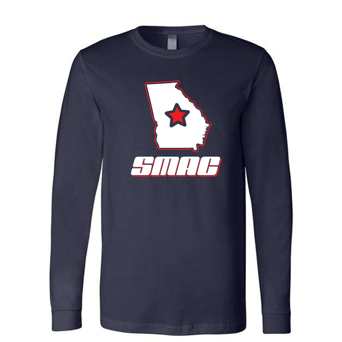 Swim Macon - State SMAC - Navy (Tee/Hoodie/Sweatshirt) - Southern Grace Creations