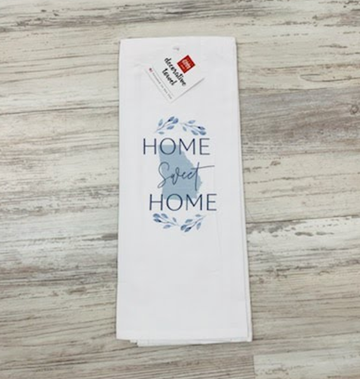 TEA TOWEL - Home Sweet Home (GA) - Southern Grace Creations