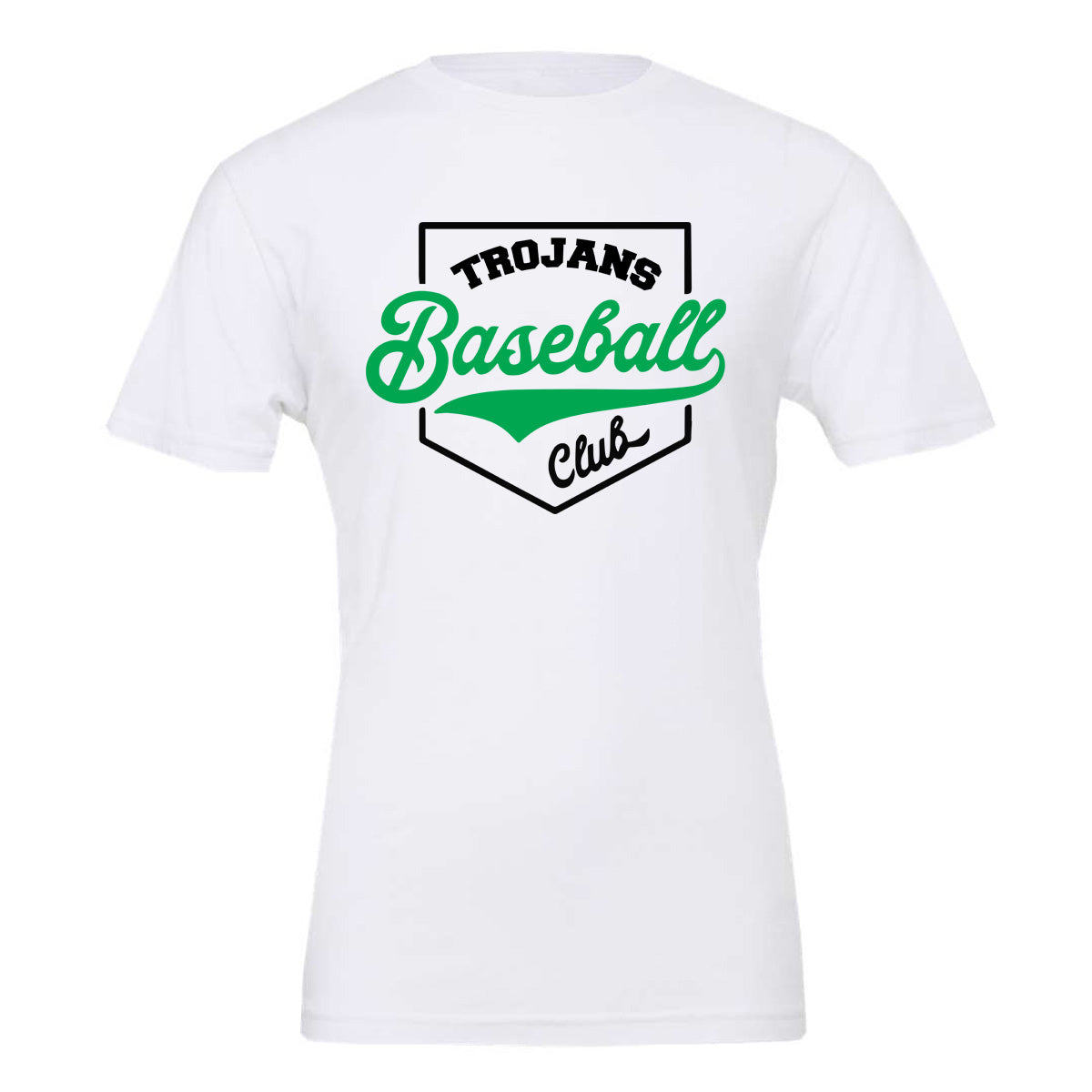 TWIGGS ACADEMY - TROJANS BASEBALL CLUB - White (Tee/DriFit/Hoodie/Sweatshirt) - Southern Grace Creations