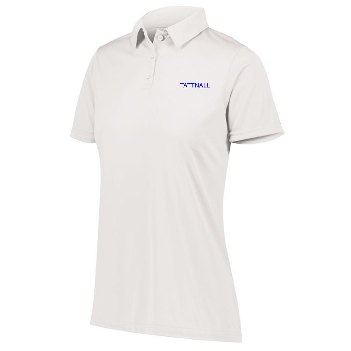 Tattnall - Ladies Drifit Vital Polo with Tattnall - White (5019) - Southern Grace Creations