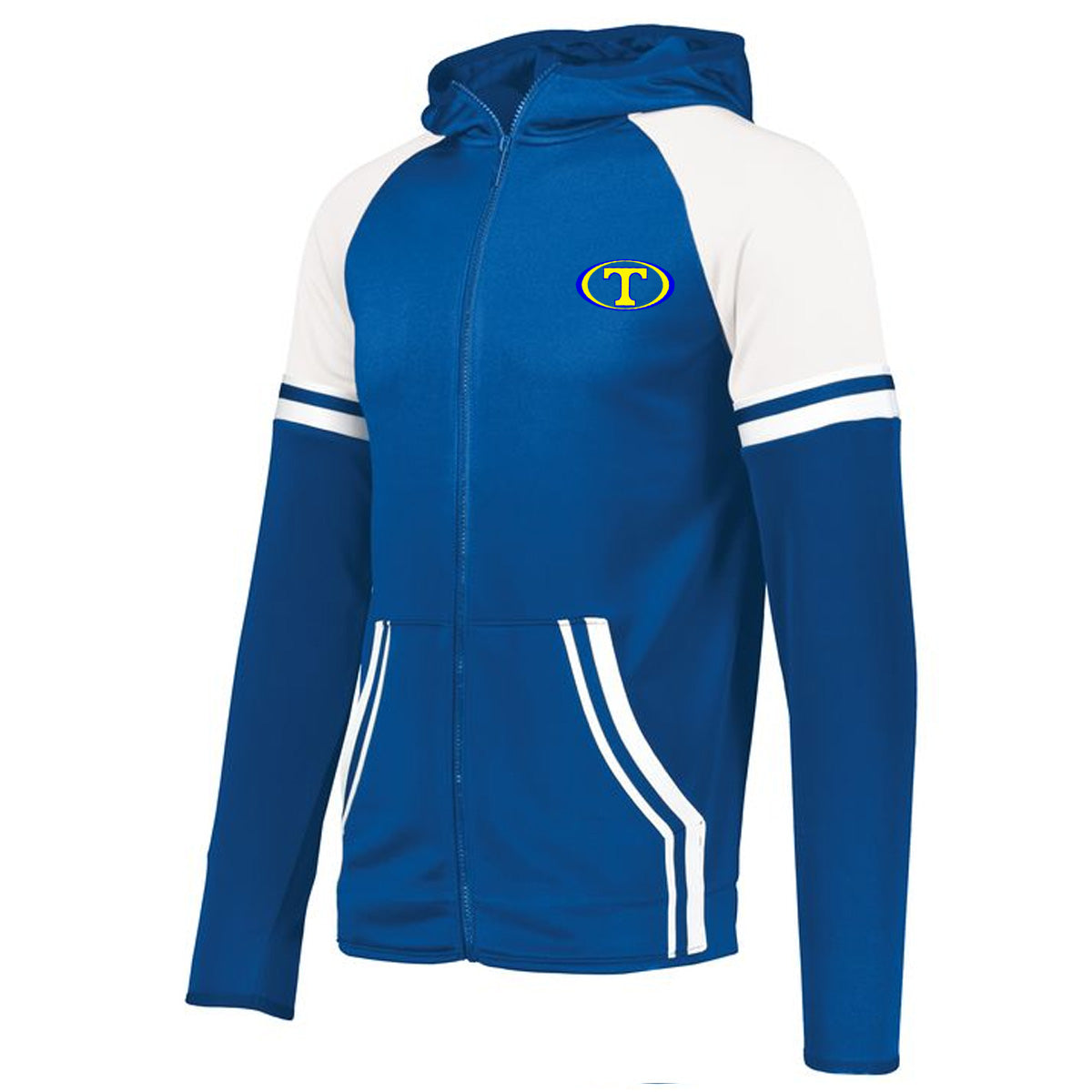 Tattnall - Retro Grade Jacket with Oval T - Royal (229561/229761/229661) - Southern Grace Creations