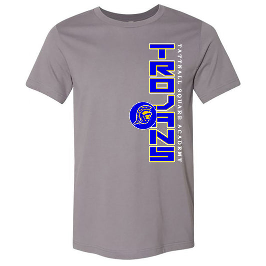 Tattnall - Trojans Sideways - Storm (Tee/Hoodie/Sweatshirt) - Southern Grace Creations