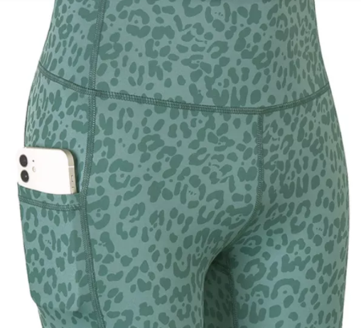 Teal You Make it- Teal Leopard Biker Shorts - Southern Grace Creations