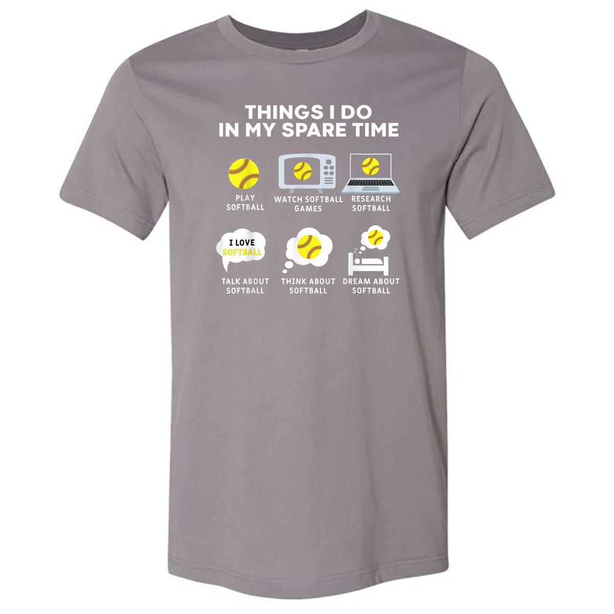Things I Do In My Spare Time - Storm Short Sleeve Tee - Southern Grace Creations