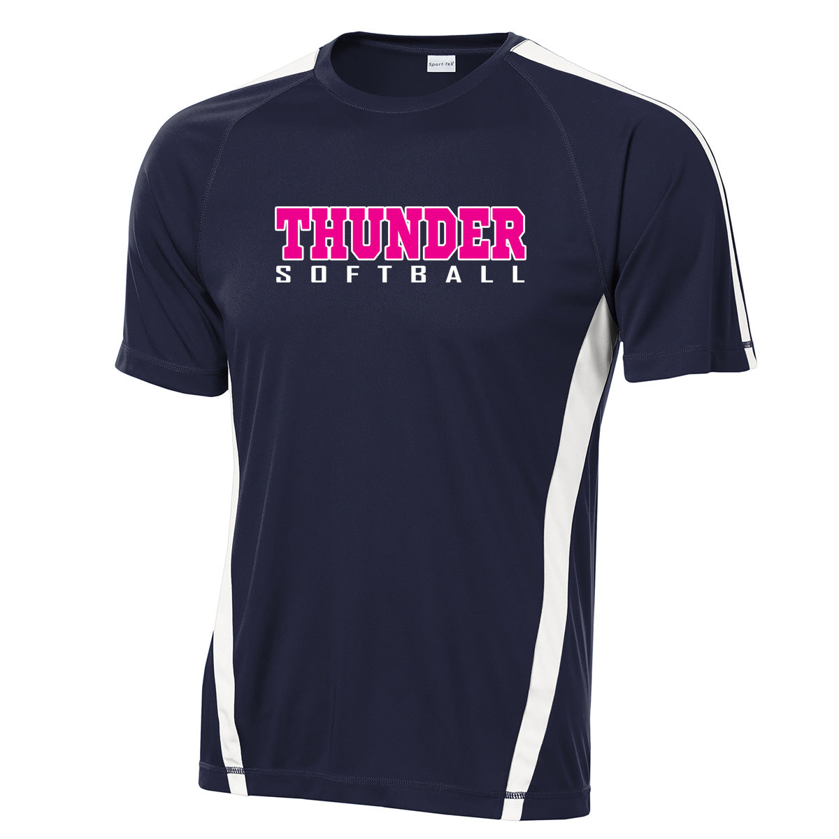 Thunder - Thunder Softball - Sports World - Navy Drifit Short Sleeves Tee (ST351) - Southern Grace Creations