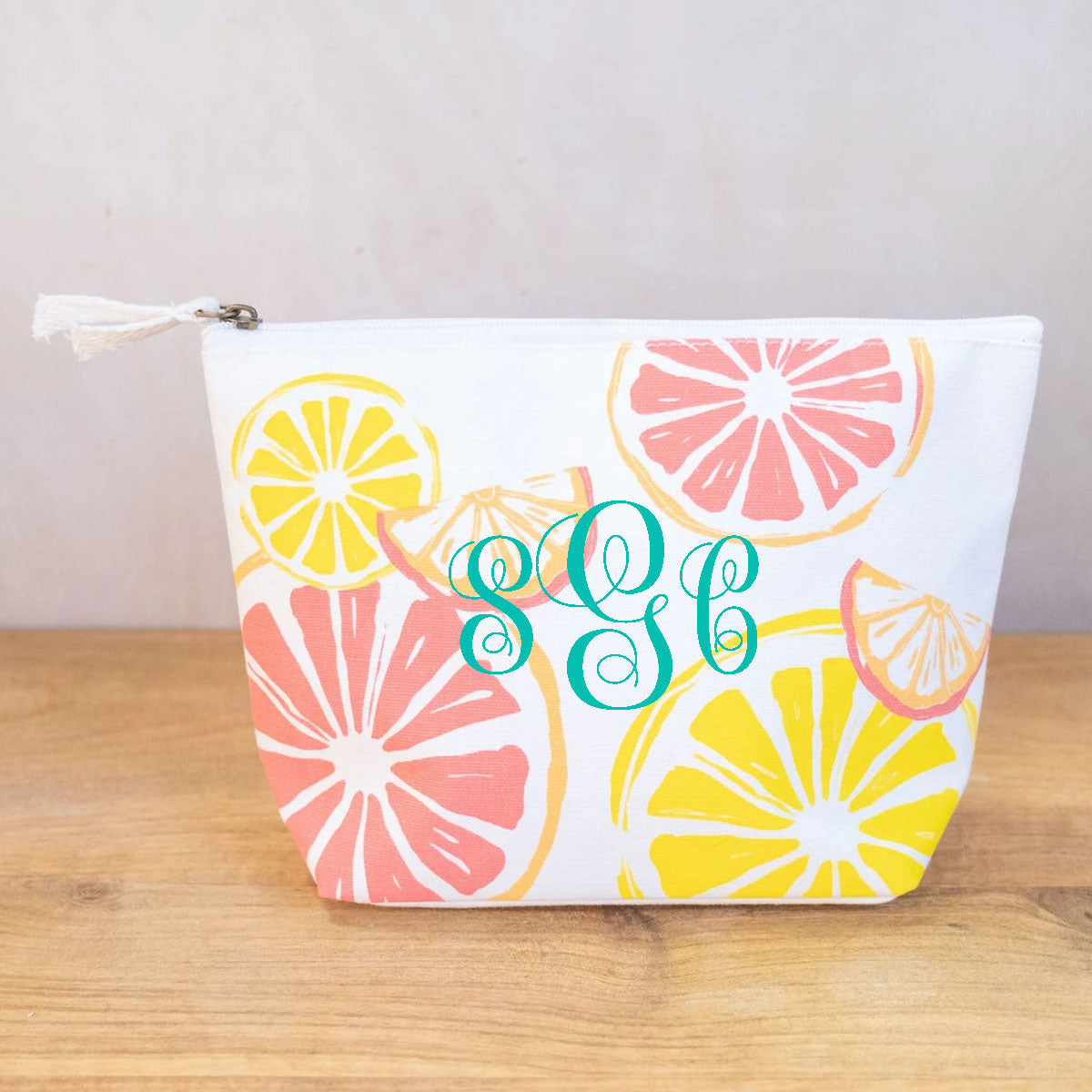 Tutti Fruiti Shore Cosmetic Bag - Southern Grace Creations