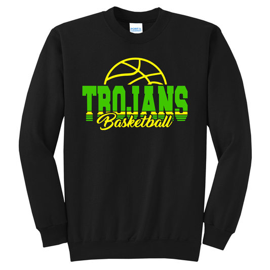 Twiggs Academy - Basketball Trojans Basketball - Black (Tee/Hoodie/Sweatshirt) - Southern Grace Creations