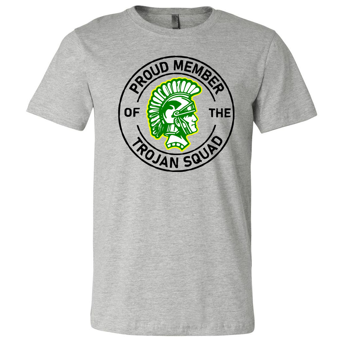 Twiggs Academy - Proud Member of the Trojan Squad - Athletic Heather (Tee/Hoodie/Sweatshirt) - Southern Grace Creations