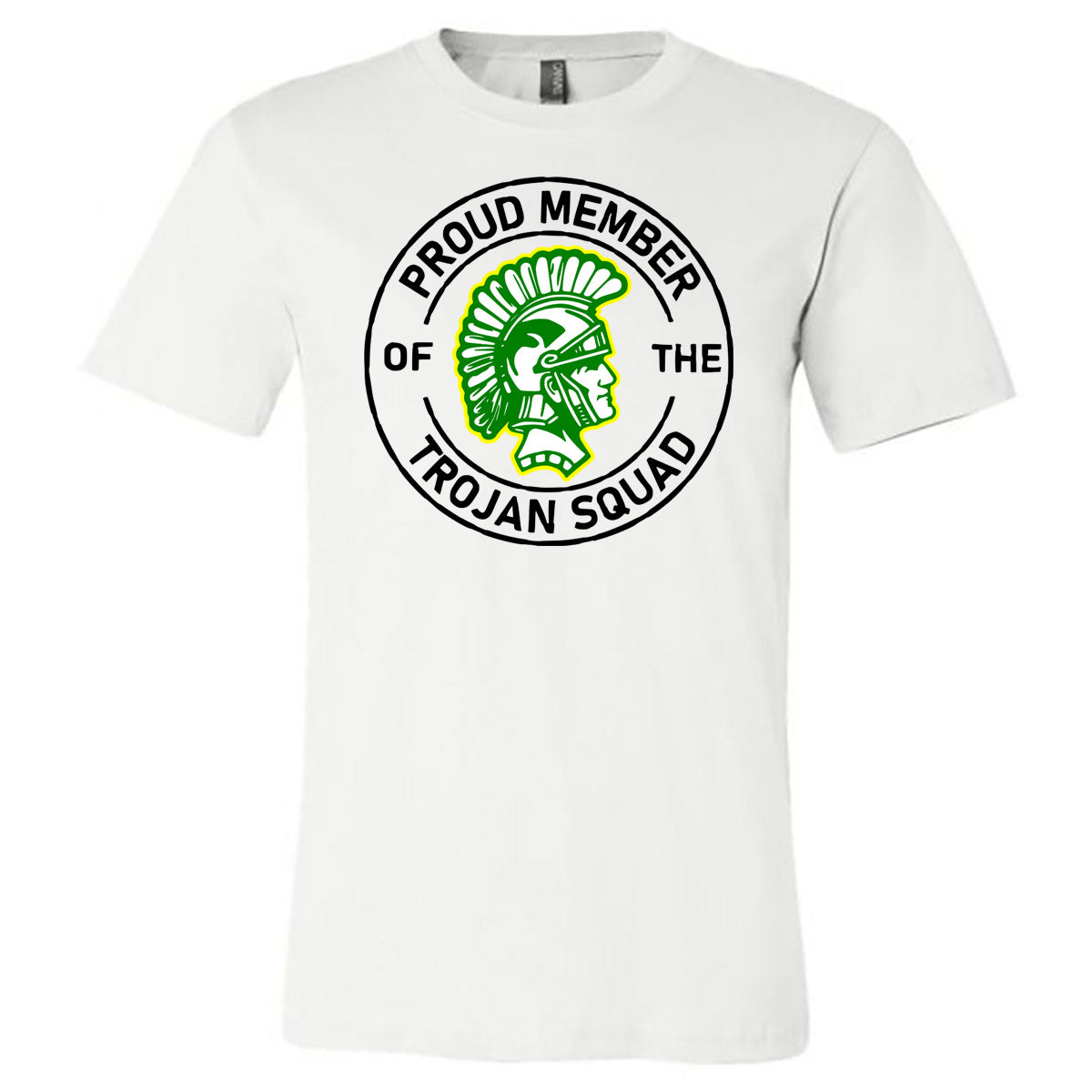 Twiggs Academy - Proud Member of the Trojan Squad - White (Tee/Hoodie/Sweatshirt) - Southern Grace Creations