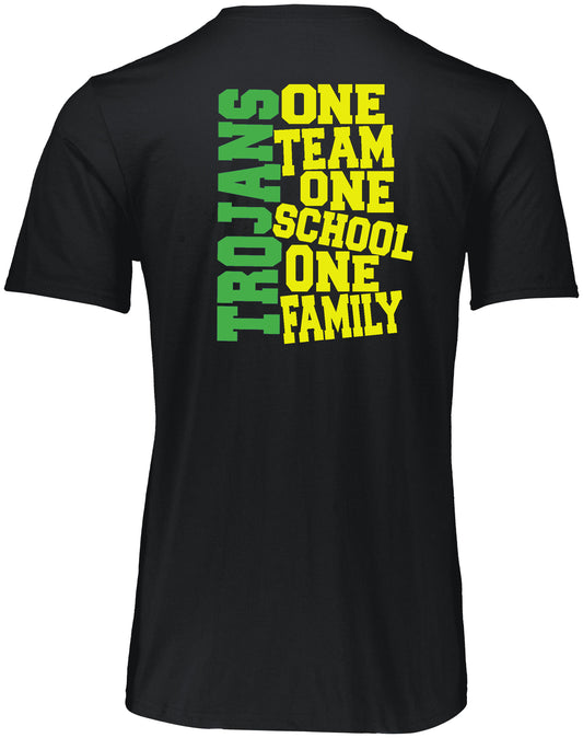 Twiggs Academy - Trojans Family Tee - Black (Tee/DriFit/Hoodie/Sweatshirt) - Southern Grace Creations