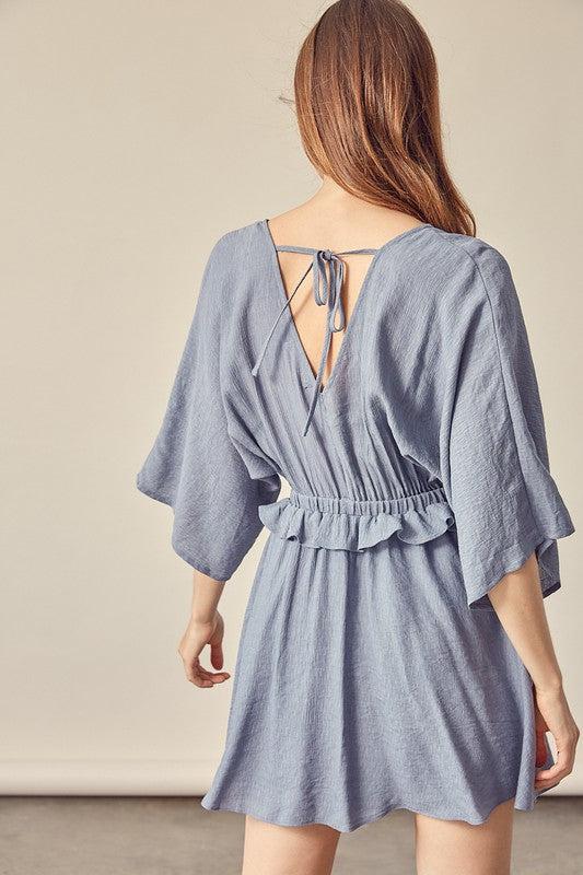 Uptown Girl Dress - Washed Denim - Southern Grace Creations