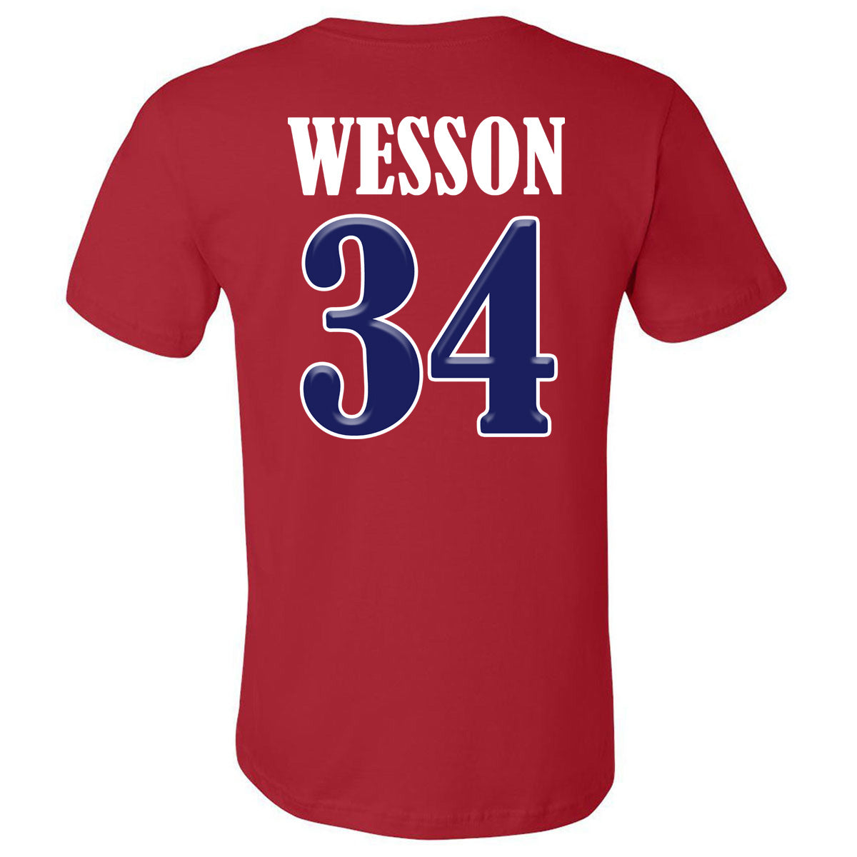 Velo BB - Velocity Baseball Logo - Red Tee - Southern Grace Creations