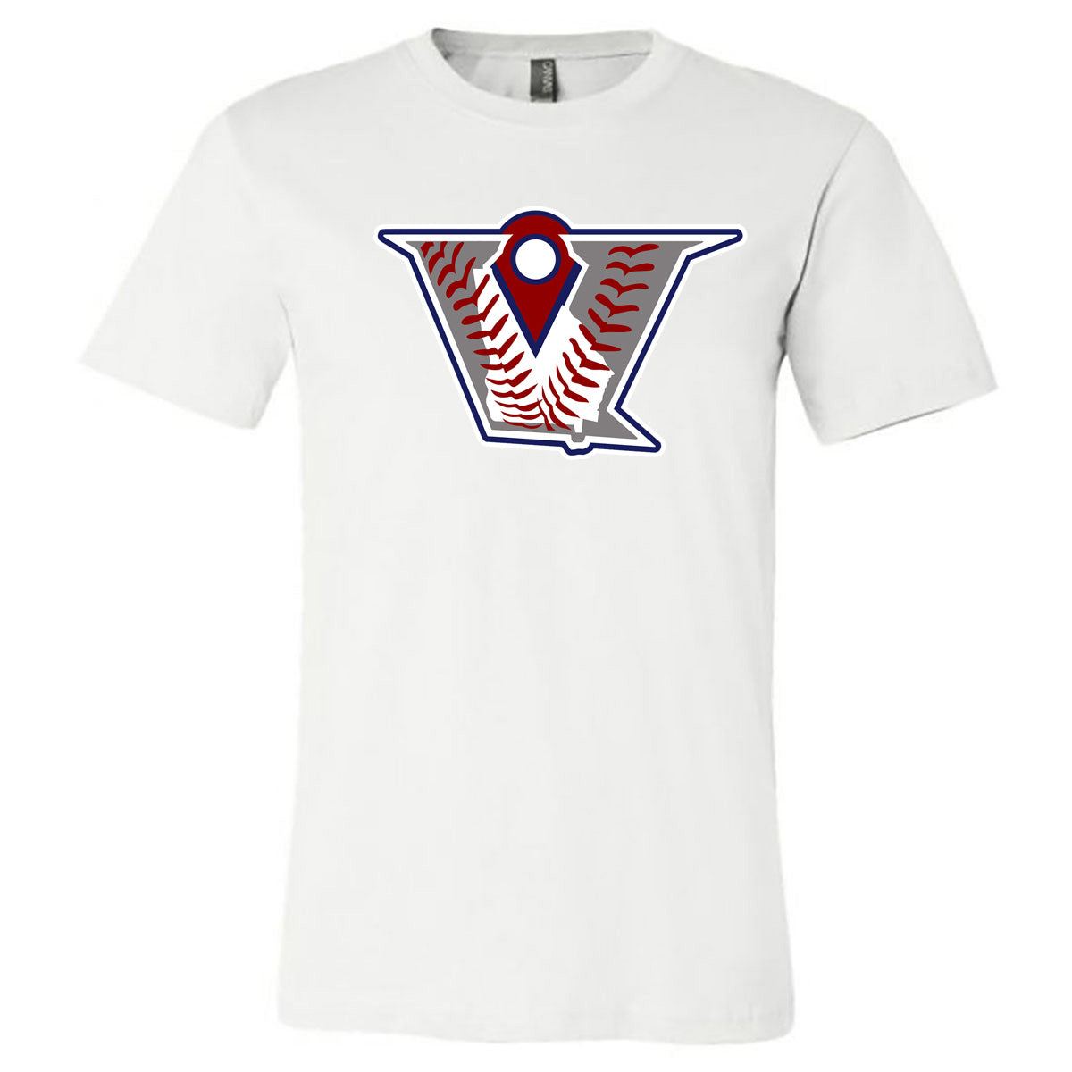 Velo BB - Velocity Baseball Logo - White (Tee/Hoodie/Sweatshirt) - Southern Grace Creations