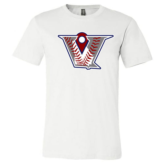 Velo BB - Velocity Baseball Logo - White (Tee/Hoodie/Sweatshirt) - Southern Grace Creations