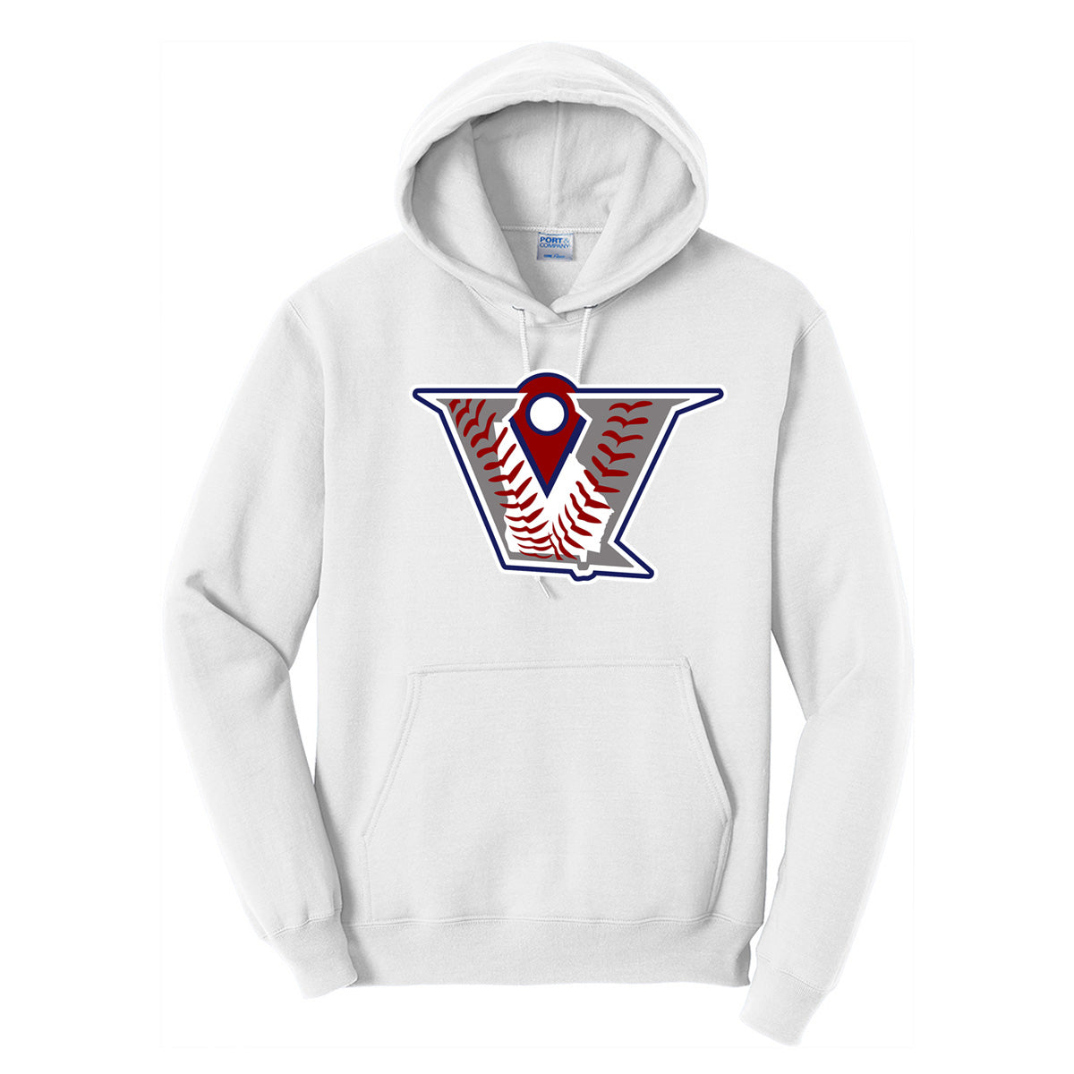 Velo BB - Velocity Baseball Logo - White (Tee/Hoodie/Sweatshirt) - Southern Grace Creations