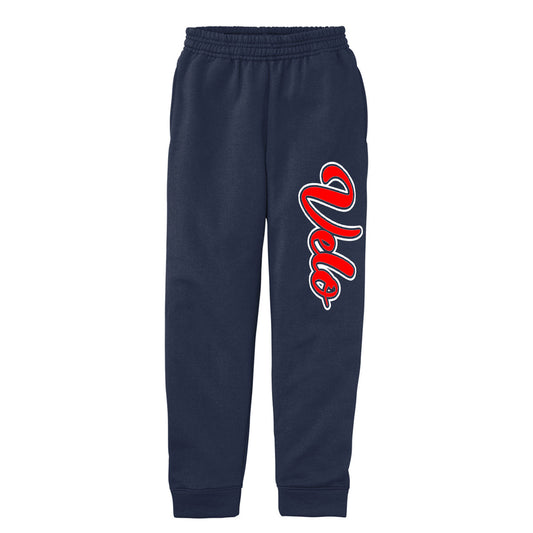Velo FP - Joggers with Velo Script - Navy (PC78J) - Southern Grace Creations