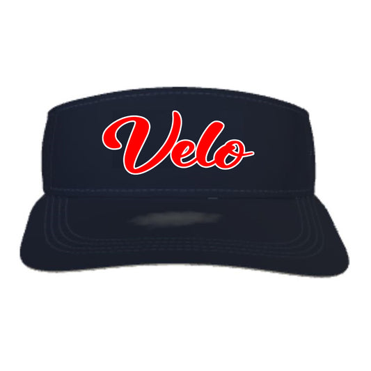 Velo FP - Velo Script Visor - Navy - Southern Grace Creations