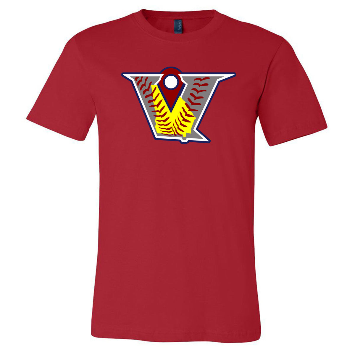 Velo FP - Velocity Fastpitch Logo - Red (Tee/Hoodie/Sweatshirt) - Southern Grace Creations