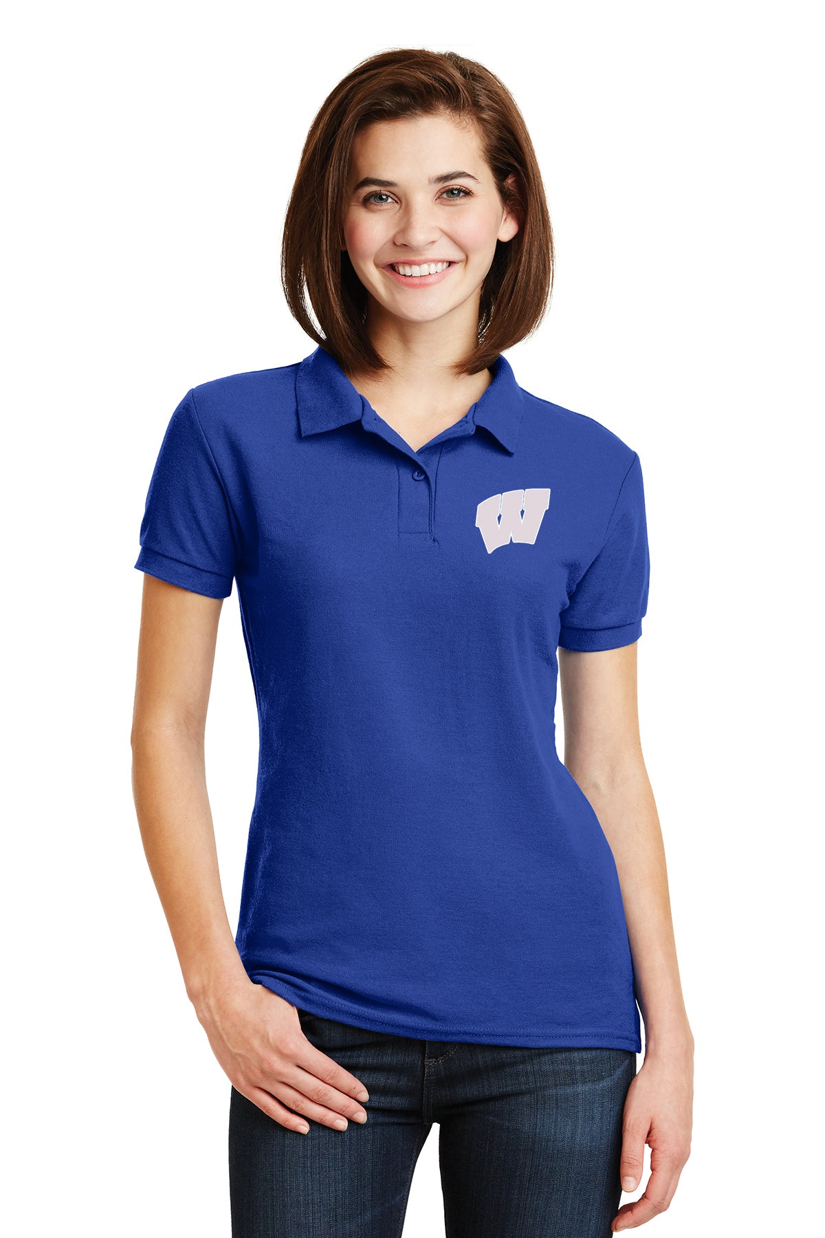 WINDSOR- Ladies Polo - ROYAL (LKP155) - Southern Grace Creations