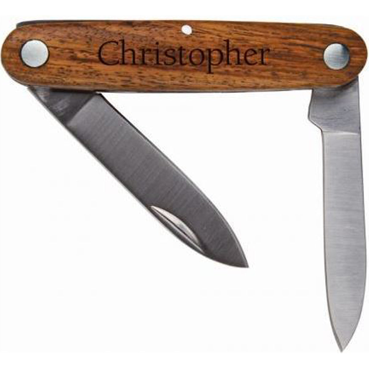 WOOD POCKET KNIFE - ENGRAVABLE - Southern Grace Creations