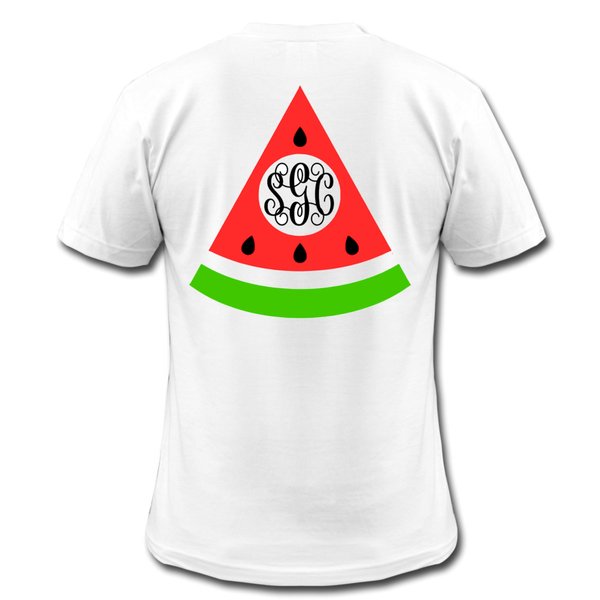 Watermelon Monogram Tee - Southern Grace Creations