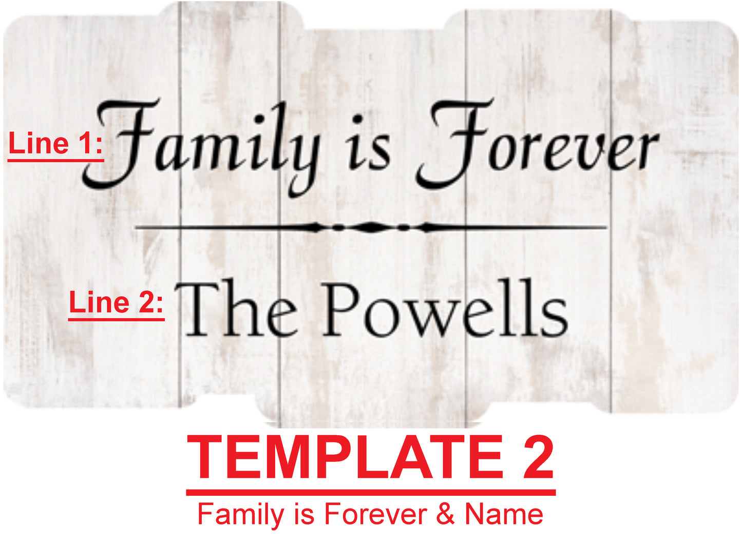 White Faux Wood Magnet - Engravable (ZMGT0289) - Southern Grace Creations