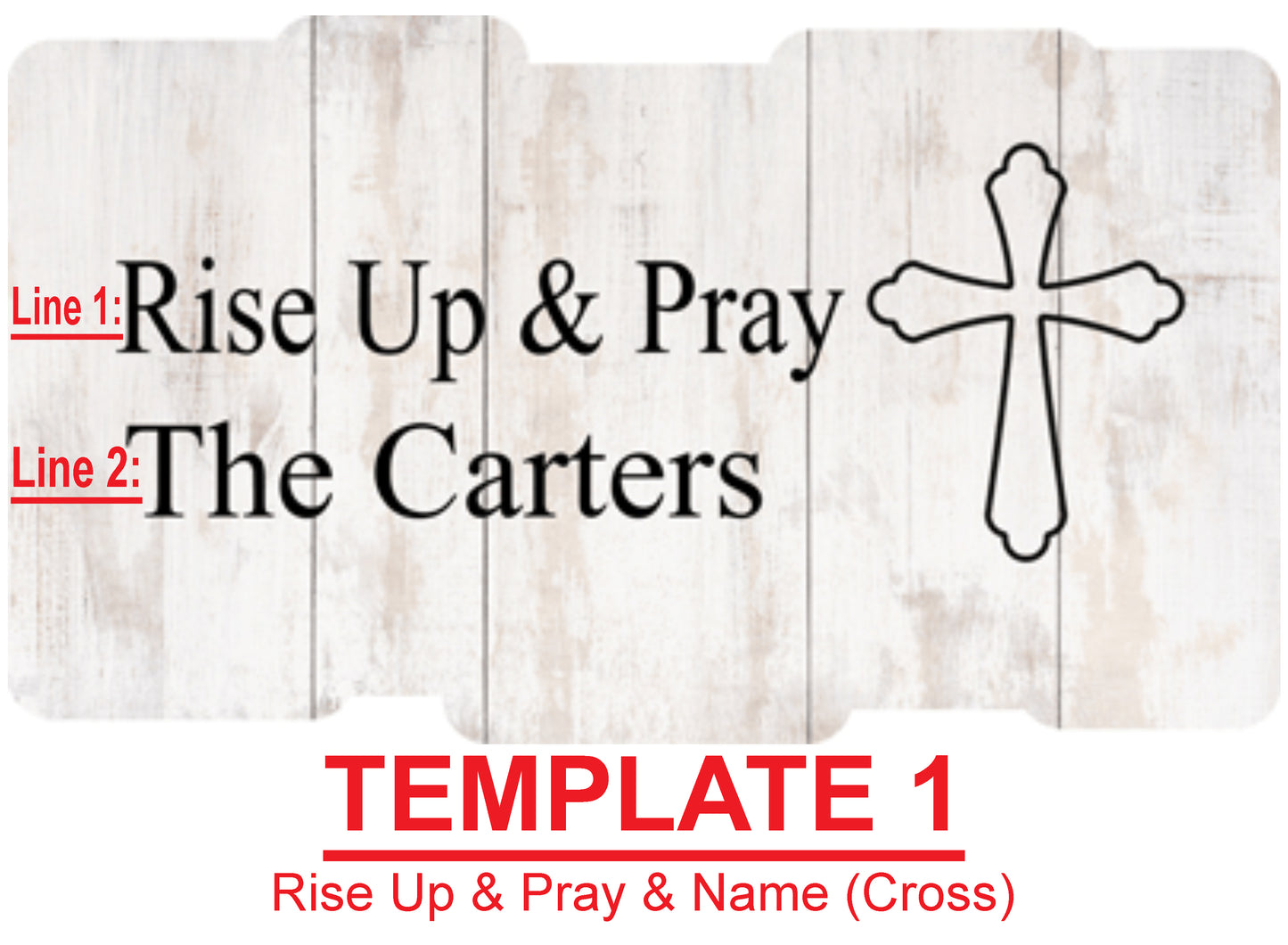White Faux Wood Magnet - Engravable (ZMGT0289) - Southern Grace Creations