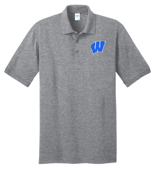 Windsor - Adult Polo - Athletic Heather (KP55) - Southern Grace Creations