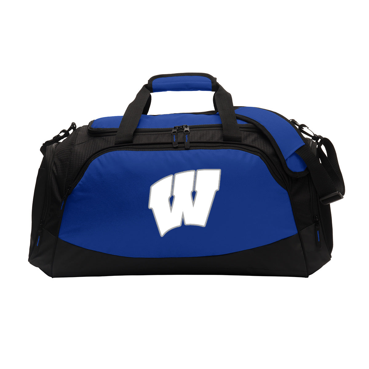 Windsor - Basketball - Active Duffel Bag (BG801) - True Royal/ Black - Southern Grace Creations