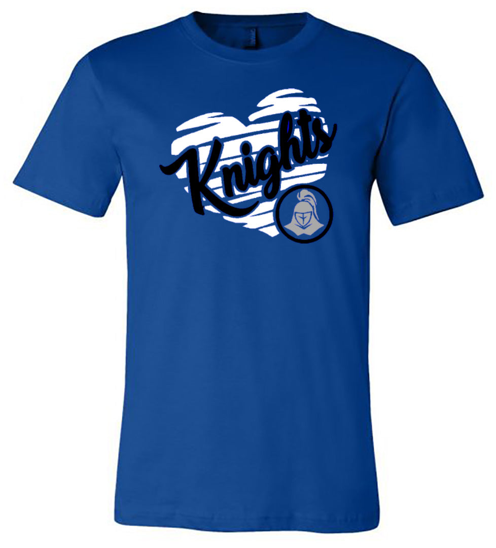 Windsor - Knights Heart - Royal (Tee/Hoodie/Sweatshirt) - Southern Grace Creations