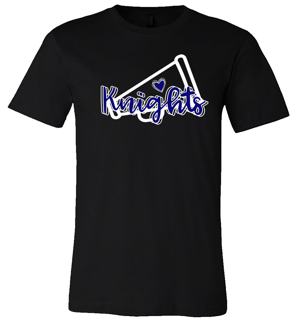 Windsor - Knights Megaphone - Black (Tee/Hoodie/Sweatshirt) - Southern Grace Creations