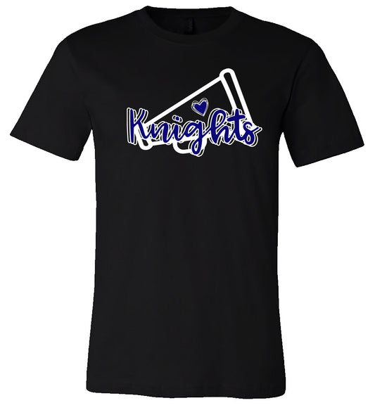 Windsor - Knights Megaphone - Black (Tee/Hoodie/Sweatshirt) - Southern Grace Creations