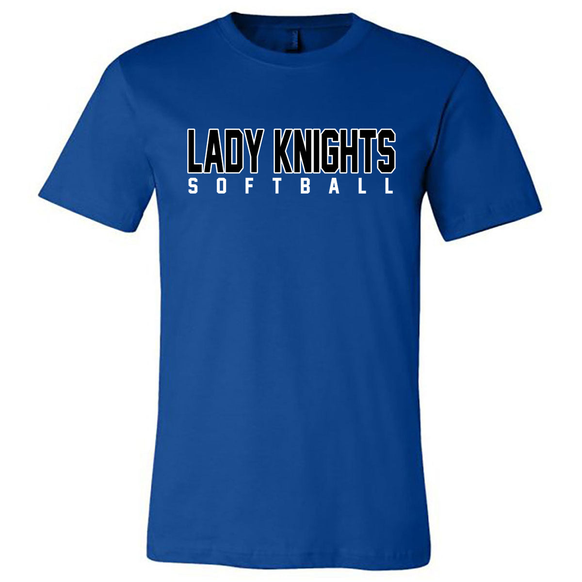 Windsor - Lady Knights Softball Refuse To Lose - Royal Short Sleeves Tee - Southern Grace Creations