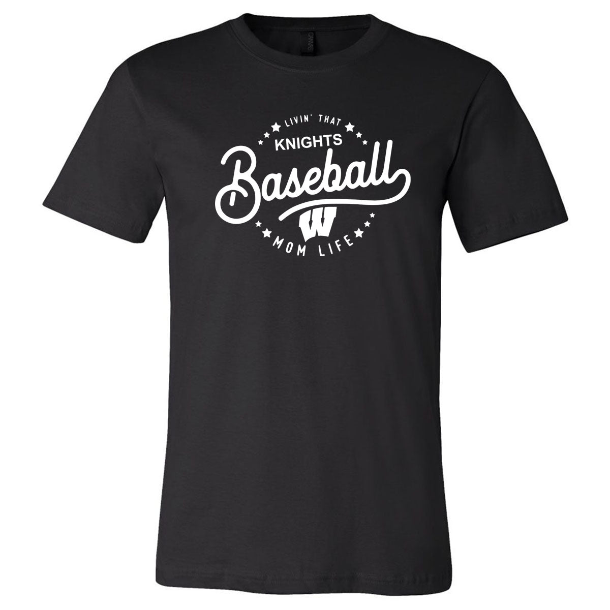 Windsor - Livin' That Knights Baseball Mom Life (Tee/Hoodie/Sweatshirt) - Southern Grace Creations