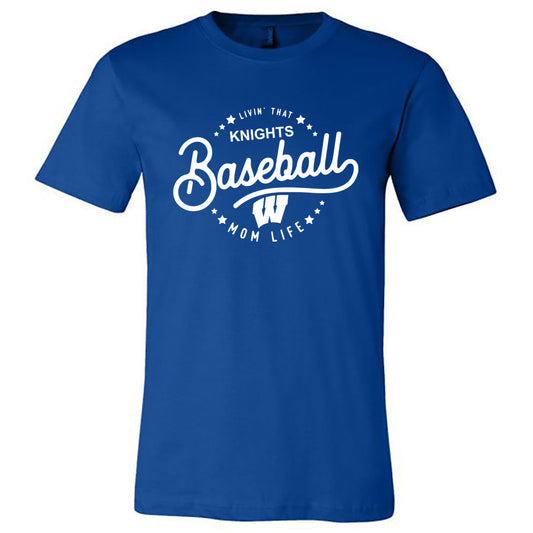 Windsor - Livin' That Knights Baseball Mom Life (Tee/Hoodie/Sweatshirt) - Southern Grace Creations