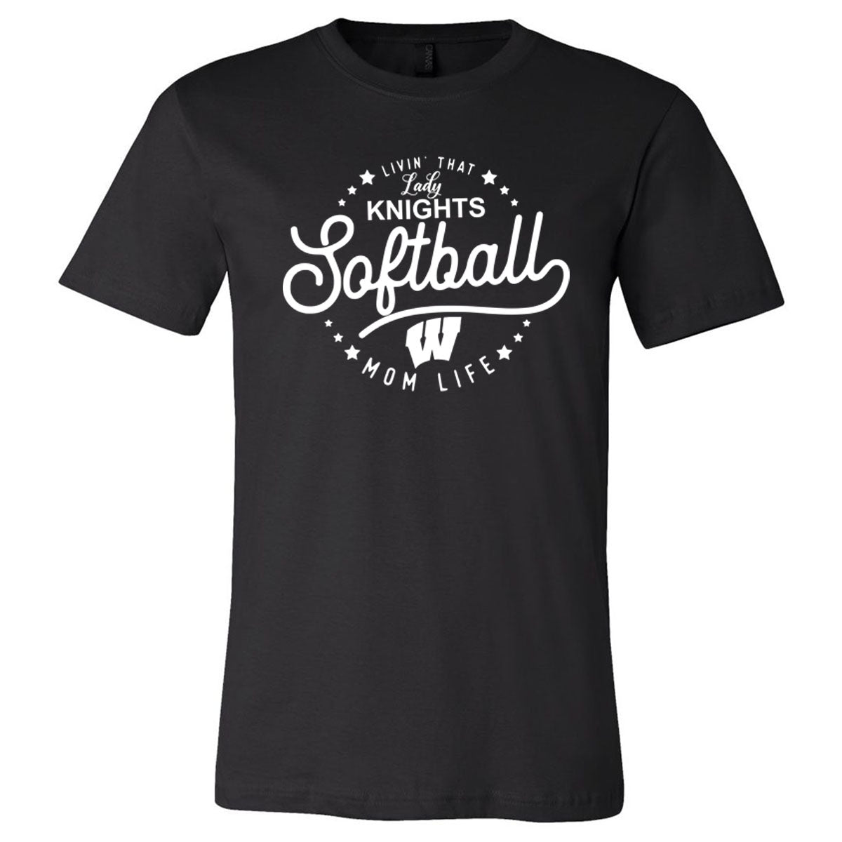 Windsor - Livin' That Lady Knights Softball Mom Life (Tee/Hoodie/Sweatshirt) - Southern Grace Creations