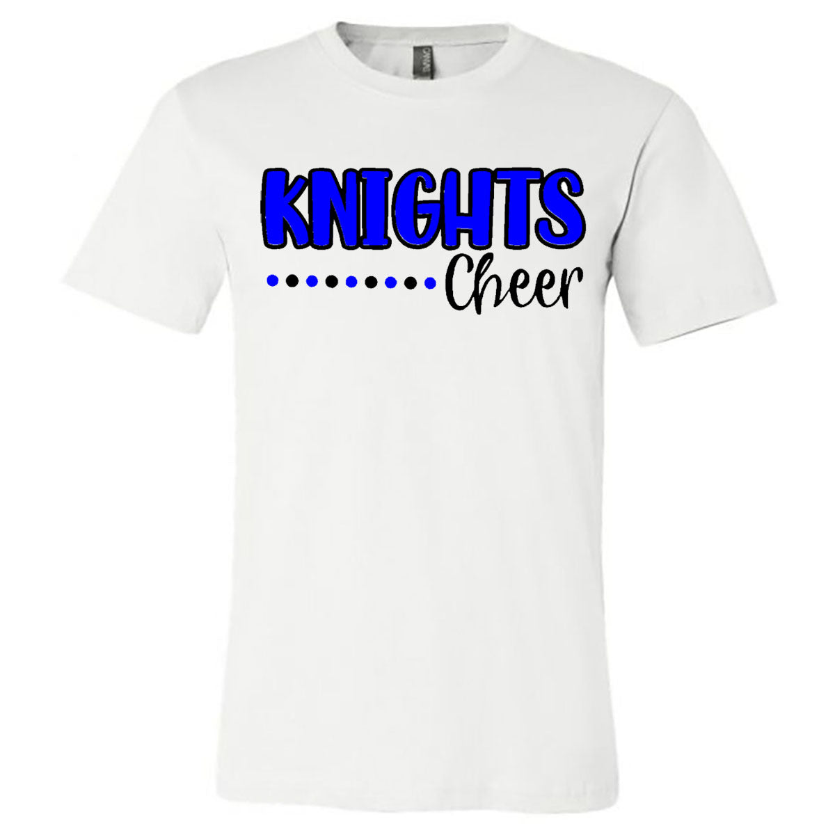 Windsor - *REQUIRED* Cheer - Knights Cheer Polka Dots - White (Tee/DriFit/Hoodie/Sweatshirt) - Southern Grace Creations