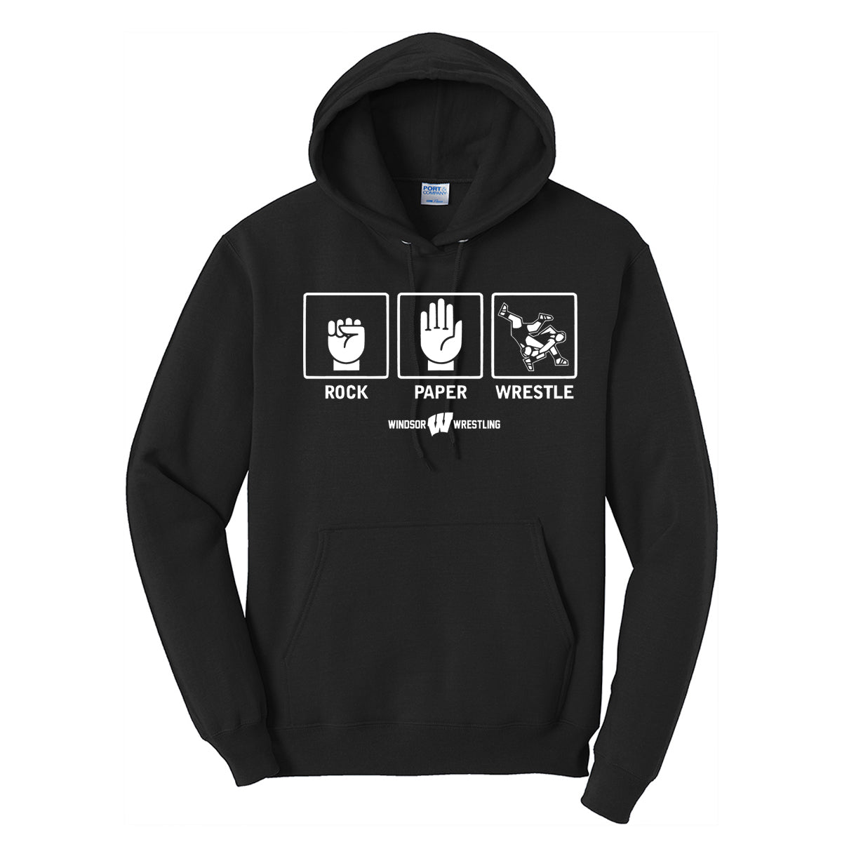 Windsor - Rock Paper Wrestle - Black (Tee/DriFit/Hoodie/Sweatshirt) - Southern Grace Creations