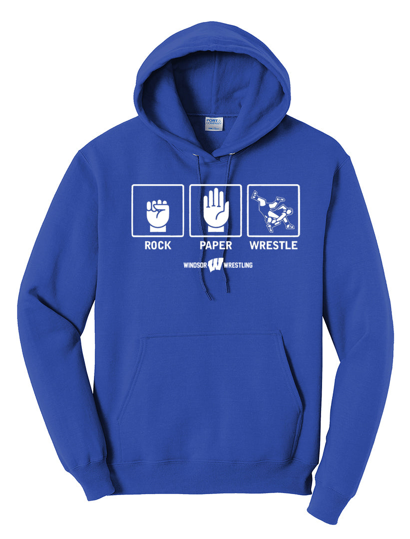 Windsor - Rock Paper Wrestle - Royal (Tee/DriFit/Hoodie/Sweatshirt) - Southern Grace Creations