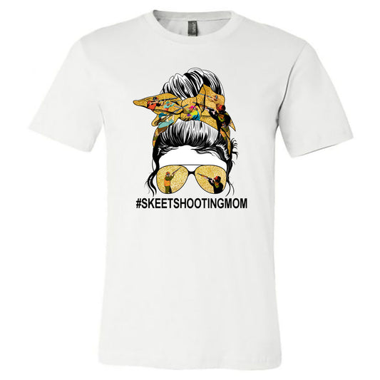 Windsor - #SkeetShootingMom - White Tee (Tee/Hoodie/Sweatshirt)) - Southern Grace Creations