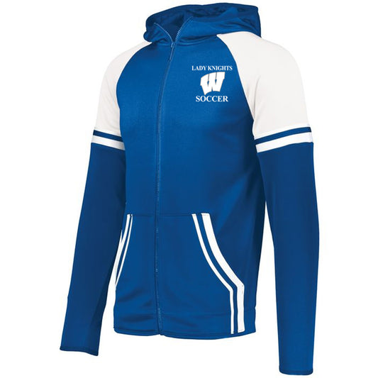 Windsor - Soccer - Lady Knights - Retro Grade Jacket - Royal - Southern Grace Creations