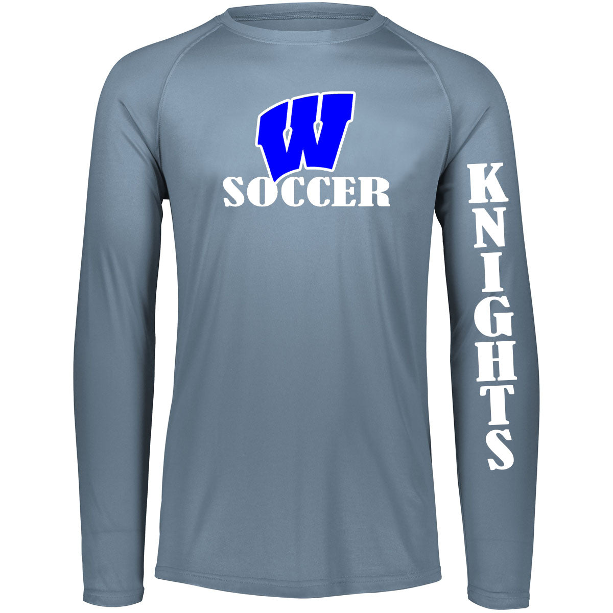Windsor - Soccer - W Soccer - Graphite DriFit Longsleeve Tee (2795/2796) - Southern Grace Creations
