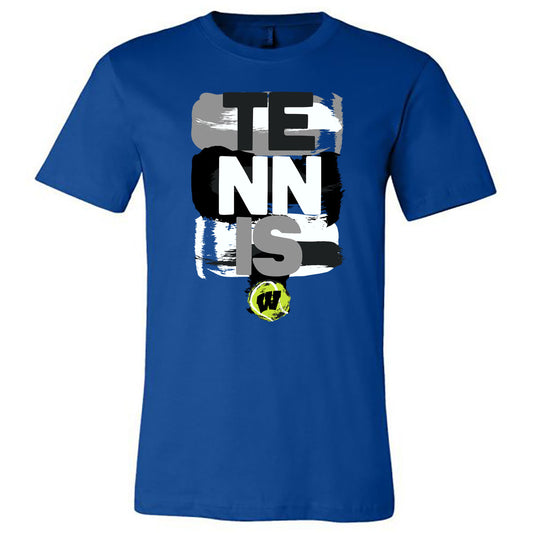 Windsor - Tennis Paint Strokes - Royal (Tee/Hoodie/Sweatshirt) - Southern Grace Creations