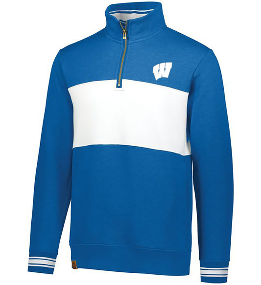 Windsor - august/holloway IVY LEAGUE PULLOVER (229565) - Royal Heather/White - Southern Grace Creations