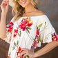 FLORAL OFF SHOULDER TOP