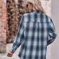 Mandy Plaid Dropped Shoulder Longline Shirt