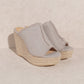 OASIS SOCIETY Bliss - Distressed Linen Wedge