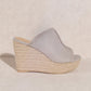 OASIS SOCIETY Bliss - Distressed Linen Wedge